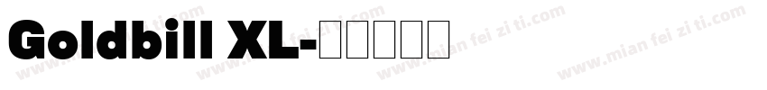 Goldbill XL字体转换